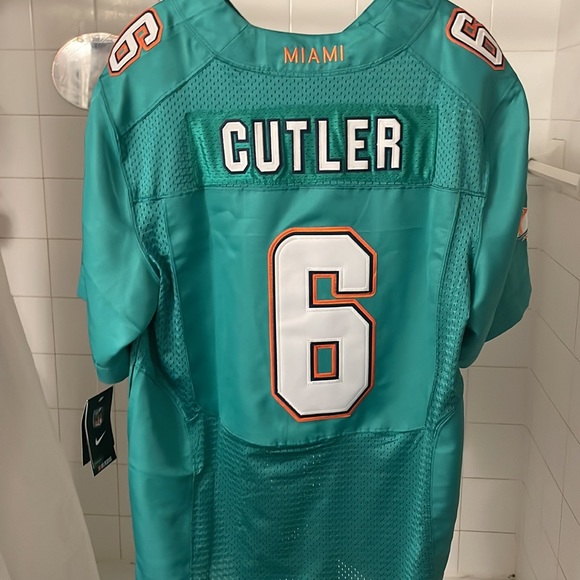 Nike NFL Jersey- Miami Dolphins -Cutler #6-Size 48 EUC,New W/Tags.Durable fabric - Picture 3 of 10